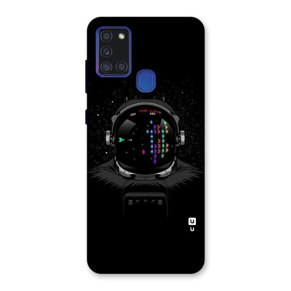 Gamer Head Back Case for Galaxy A21s