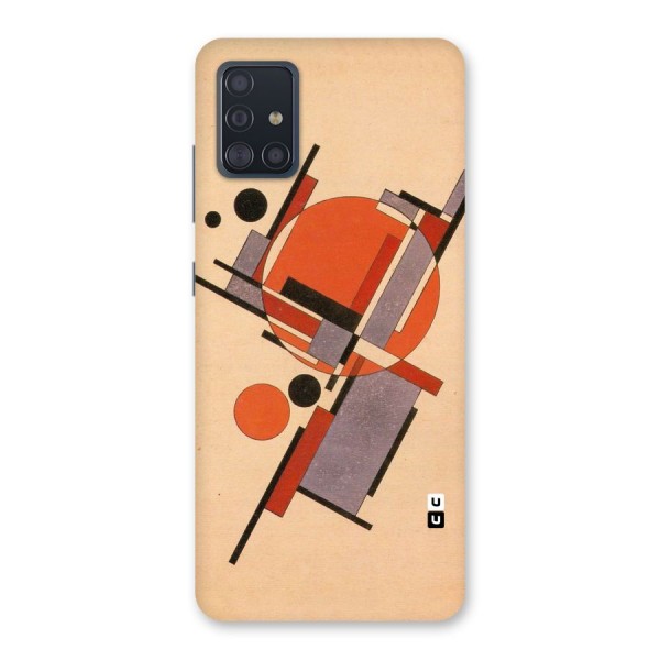 Geo Abstract Metrics Back Case for Galaxy A51