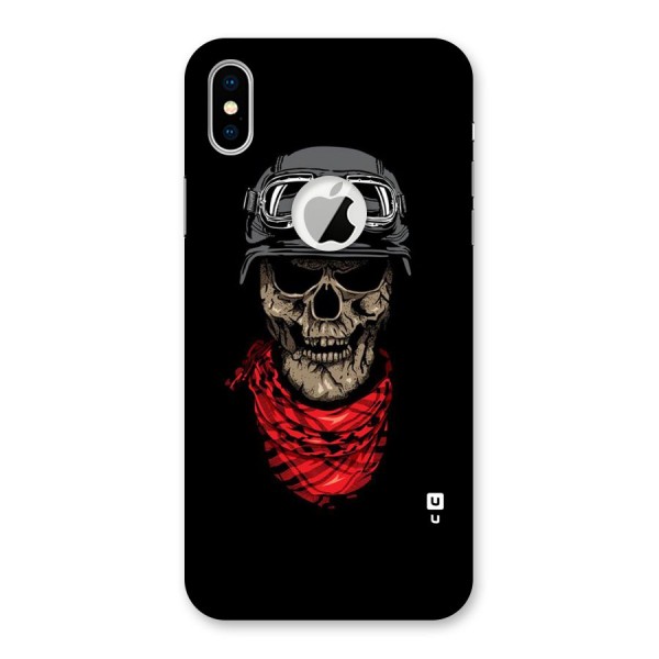 Ghost Swag Back Case for iPhone XS Logo Cut