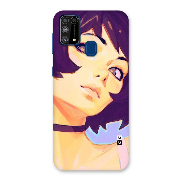 Girl Face Art Back Case for Galaxy M31