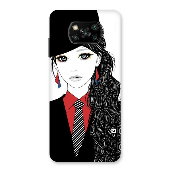 Girl Tie Back Case for Poco X3