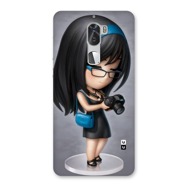 Girl With Camera Back Case for Coolpad Cool 1