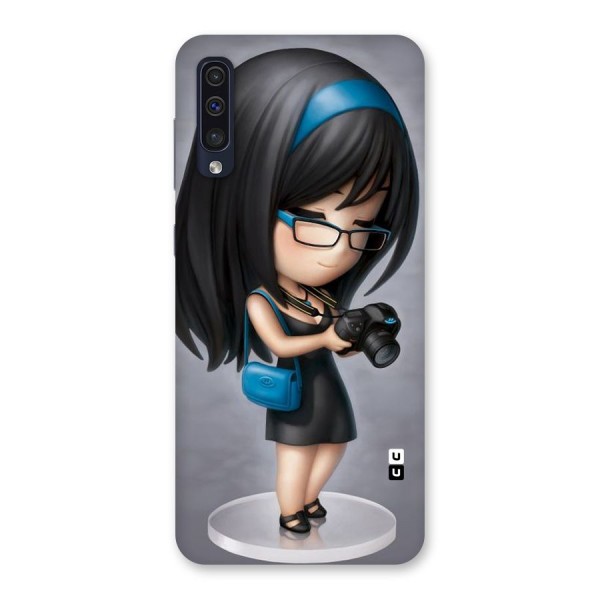 Girl With Camera Back Case for Galaxy A50