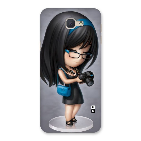 Girl With Camera Back Case for Galaxy J5 Prime