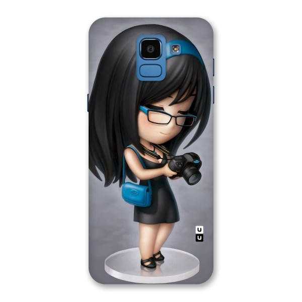 Girl With Camera Back Case for Galaxy On6