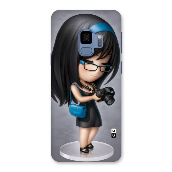 Girl With Camera Back Case for Galaxy S9