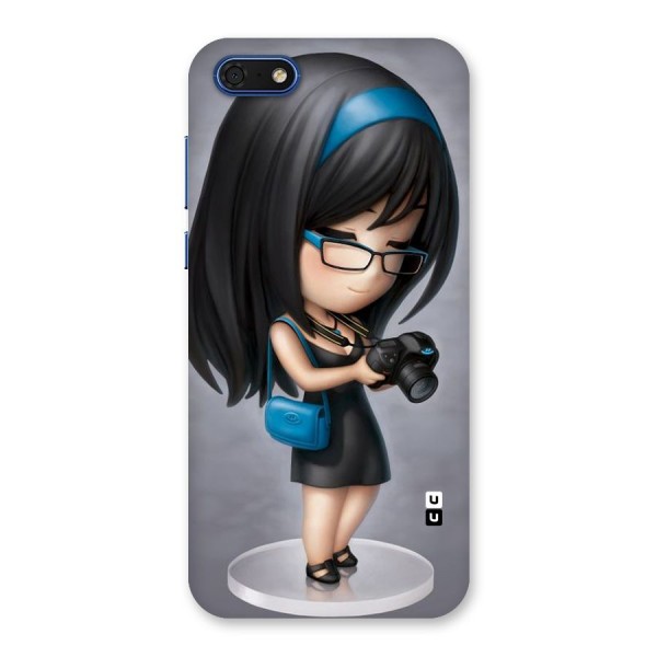 Girl With Camera Back Case for Honor 7s