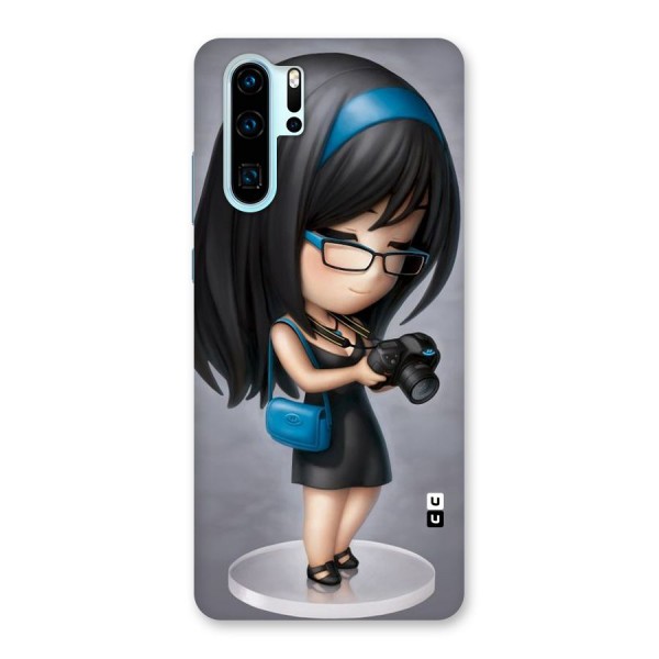 Girl With Camera Back Case for Huawei P30 Pro