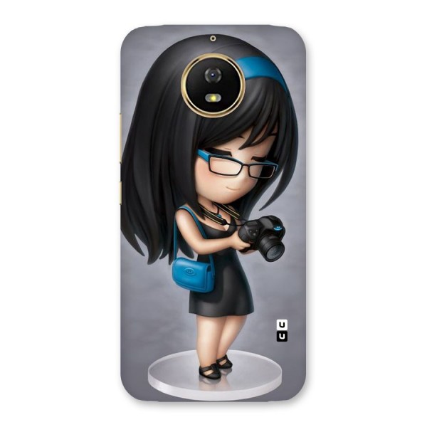 Girl With Camera Back Case for Moto G5s