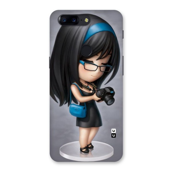 Girl With Camera Back Case for OnePlus 5T