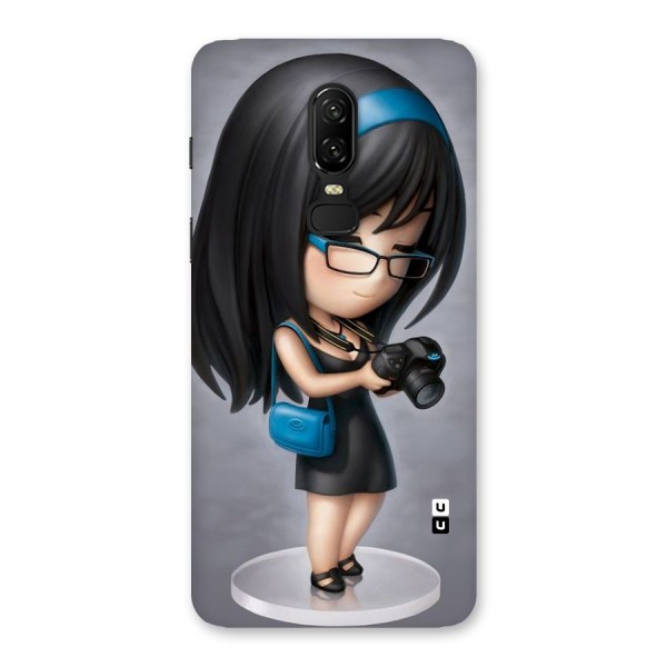 Girl With Camera Back Case for OnePlus 6