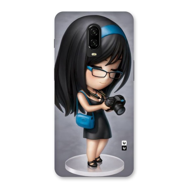 Girl With Camera Back Case for OnePlus 6T