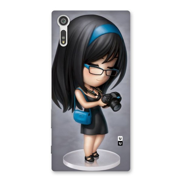 Girl With Camera Back Case for Xperia XZ