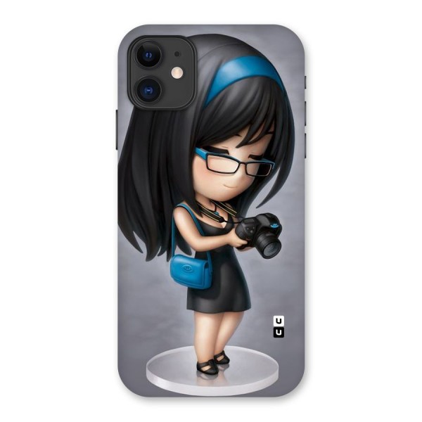 Girl With Camera Back Case for iPhone 11
