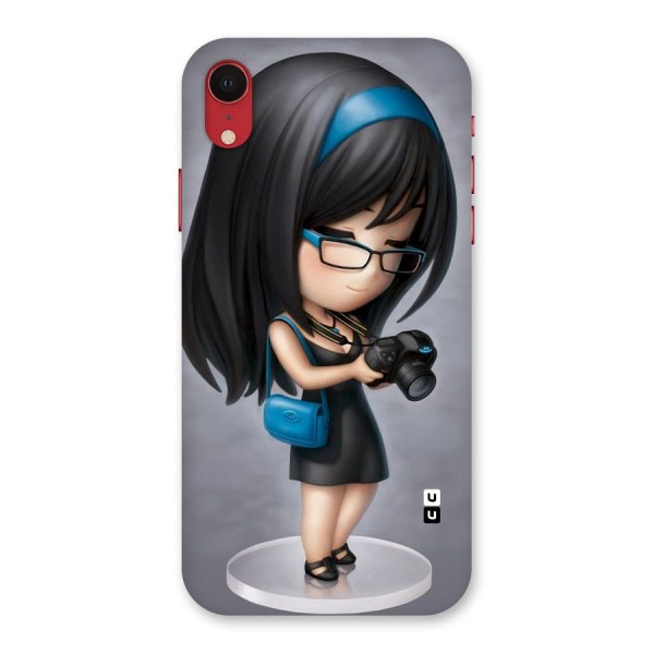 Girl With Camera Back Case for iPhone XR