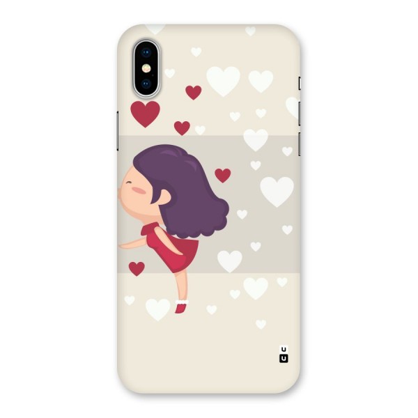 Girl in Love Back Case for iPhone XS