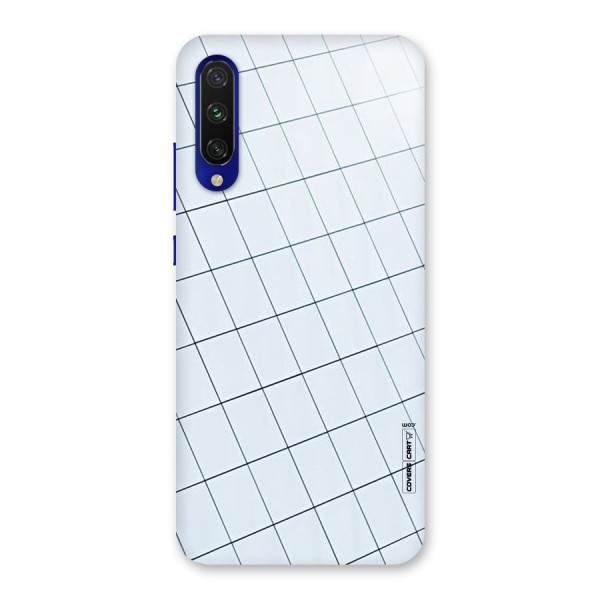 Glass Square Wall Back Case for Mi A3