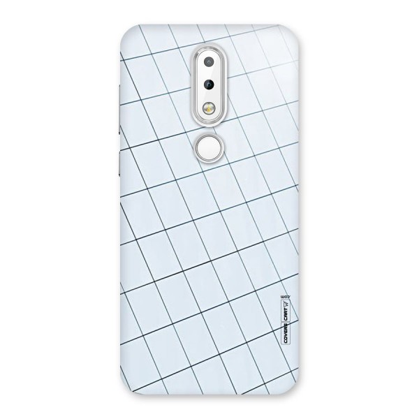 Glass Square Wall Back Case for Nokia 6.1 Plus