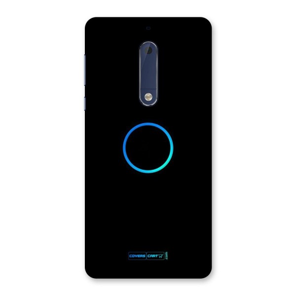 Beautiful Simple Circle Back Case for Nokia 5