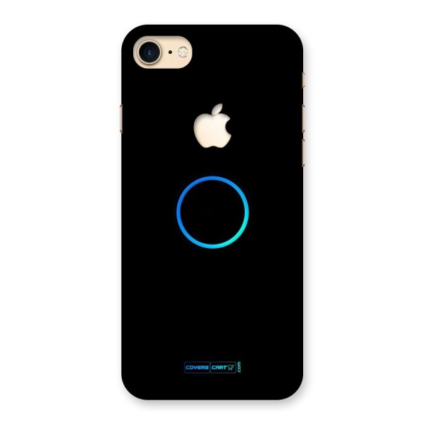 Beautiful Simple Circle Back Case for iPhone 7 Apple Cut