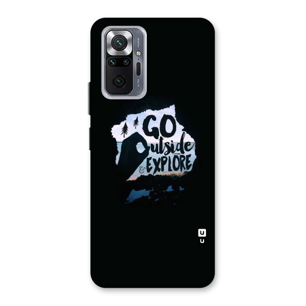 Go Outside Back Case for Redmi Note 10 Pro