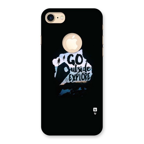 Go Outside Back Case for iPhone 7 Logo Cut
