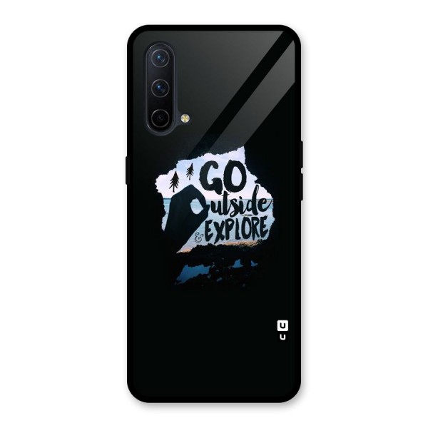 Go Outside Glass Back Case for OnePlus Nord CE 5G
