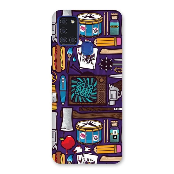 Go To Sleep Back Case for Galaxy A21s