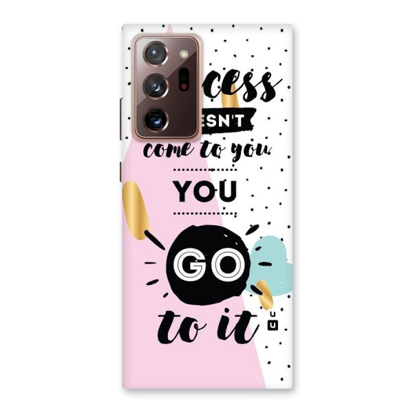Go To Success Back Case for Galaxy Note 20 Ultra