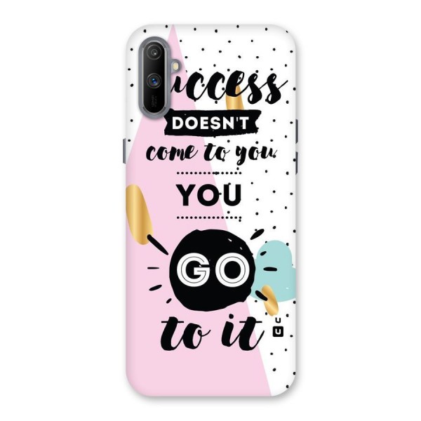 Go To Success Back Case for Realme C3