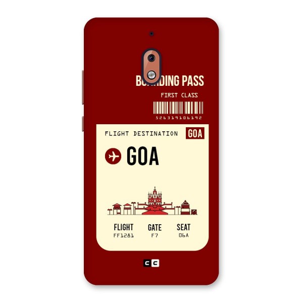 Goa Boarding Pass Back Case for Nokia 2.1