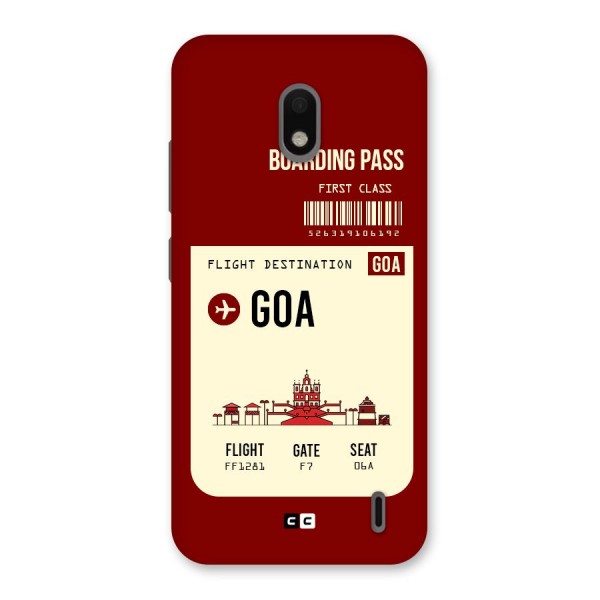 Goa Boarding Pass Back Case for Nokia 2.2