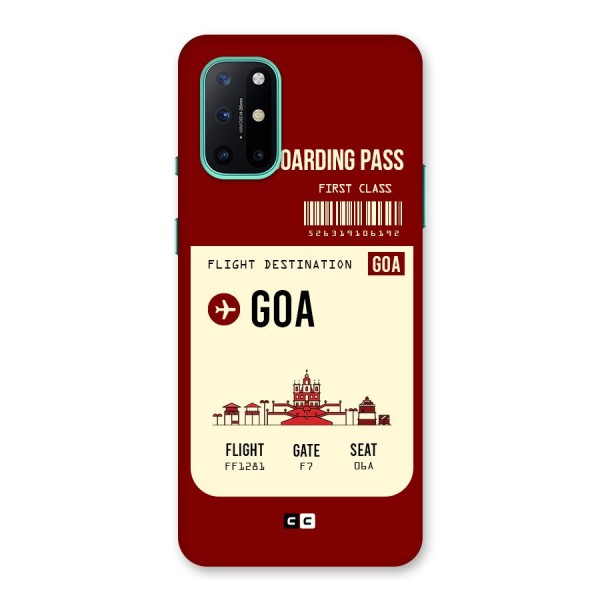 Goa Boarding Pass Back Case for OnePlus 8T