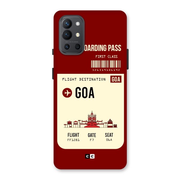 Goa Boarding Pass Back Case for OnePlus 9R