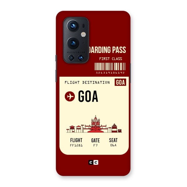 Goa Boarding Pass Back Case for OnePlus 9 Pro