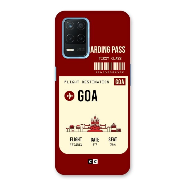 Goa Boarding Pass Back Case for Realme 8 5G