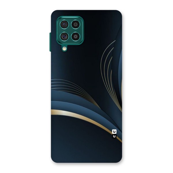 Gold Blue Beauty Back Case for Galaxy F62