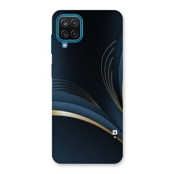 Gold Blue Beauty Back Case for Galaxy M12