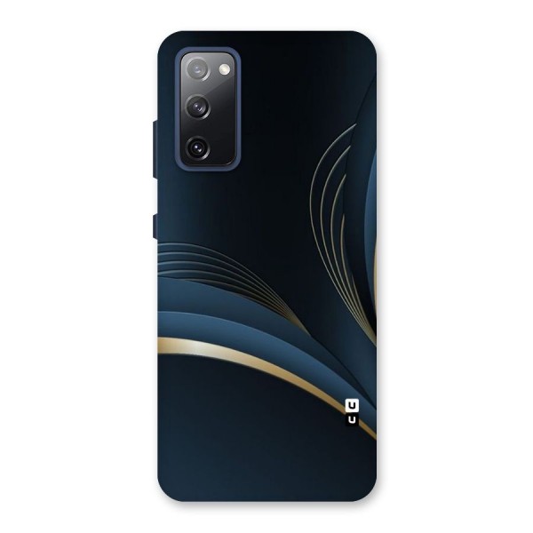 Gold Blue Beauty Back Case for Galaxy S20 FE