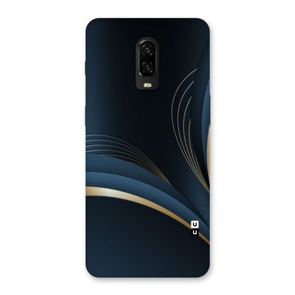 Gold Blue Beauty Back Case for OnePlus 6T
