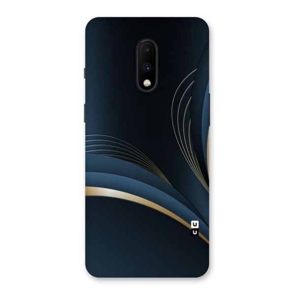 Gold Blue Beauty Back Case for OnePlus 7