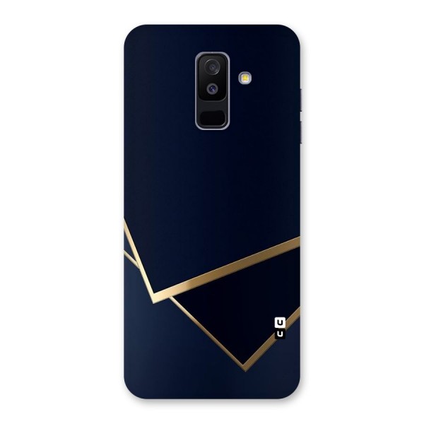 Gold Corners Back Case for Galaxy A6 Plus