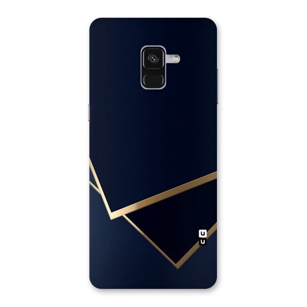 Gold Corners Back Case for Galaxy A8 Plus