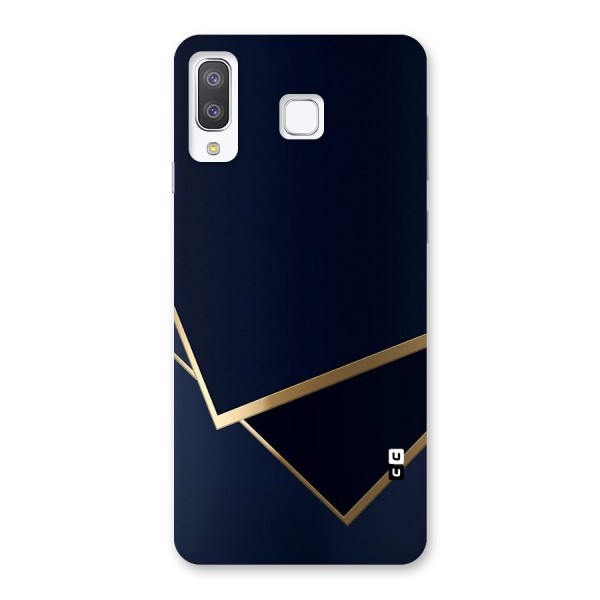 Gold Corners Back Case for Galaxy A8 Star