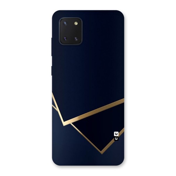 Gold Corners Back Case for Galaxy Note 10 Lite