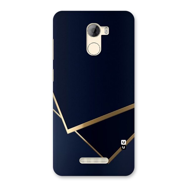 Gold Corners Back Case for Gionee A1 LIte