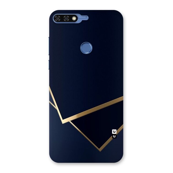Gold Corners Back Case for Honor 7C