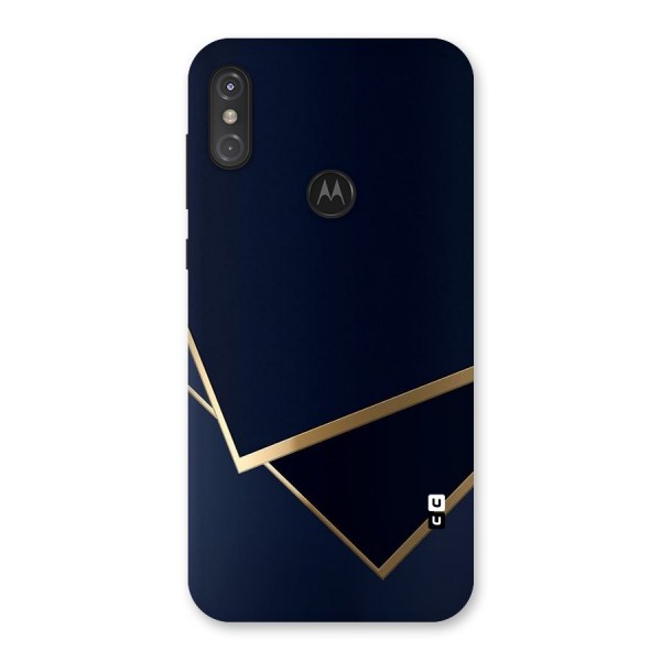 Gold Corners Back Case for Motorola One Power