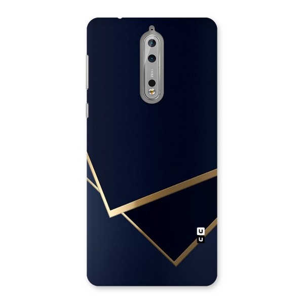 Gold Corners Back Case for Nokia 8