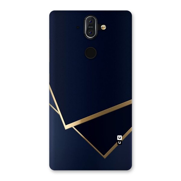 Gold Corners Back Case for Nokia 8 Sirocco